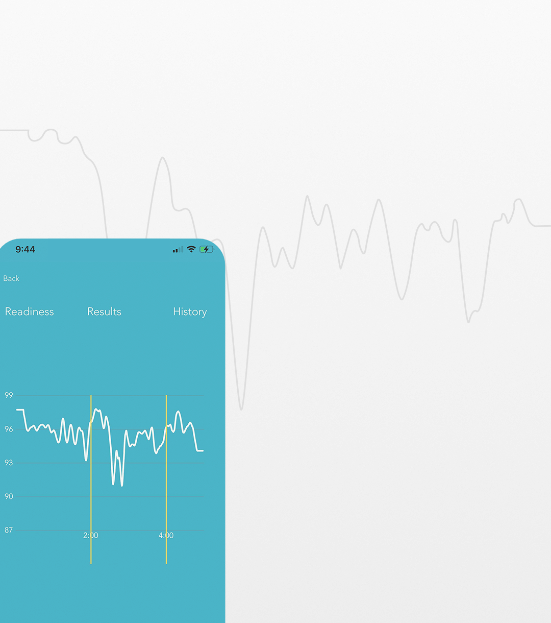 iHeart Brain app screenshot with pulse wave